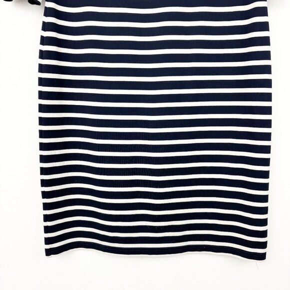 Saint James Propriano Form-Fitting Nautical Stripe Dress Size 6 Navy White - Picture 7 of 10